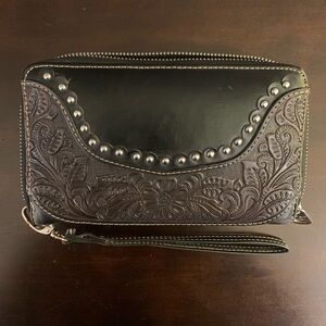 Black Montana West Clutch Wristlet